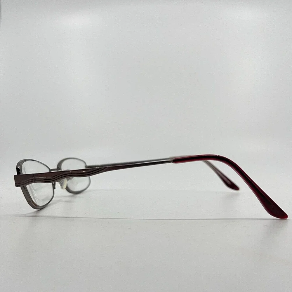 Charmant CH10885 PK silver Womens‎ Rectangle Full Rim Eyeglasses 51-17-135 H7330